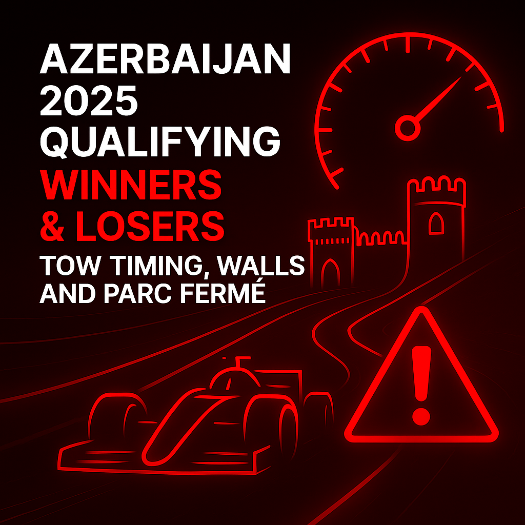 Azerbaijan 2025 Qualifying Winners & Losers: Tow Timing, Walls, and Parc Fermé