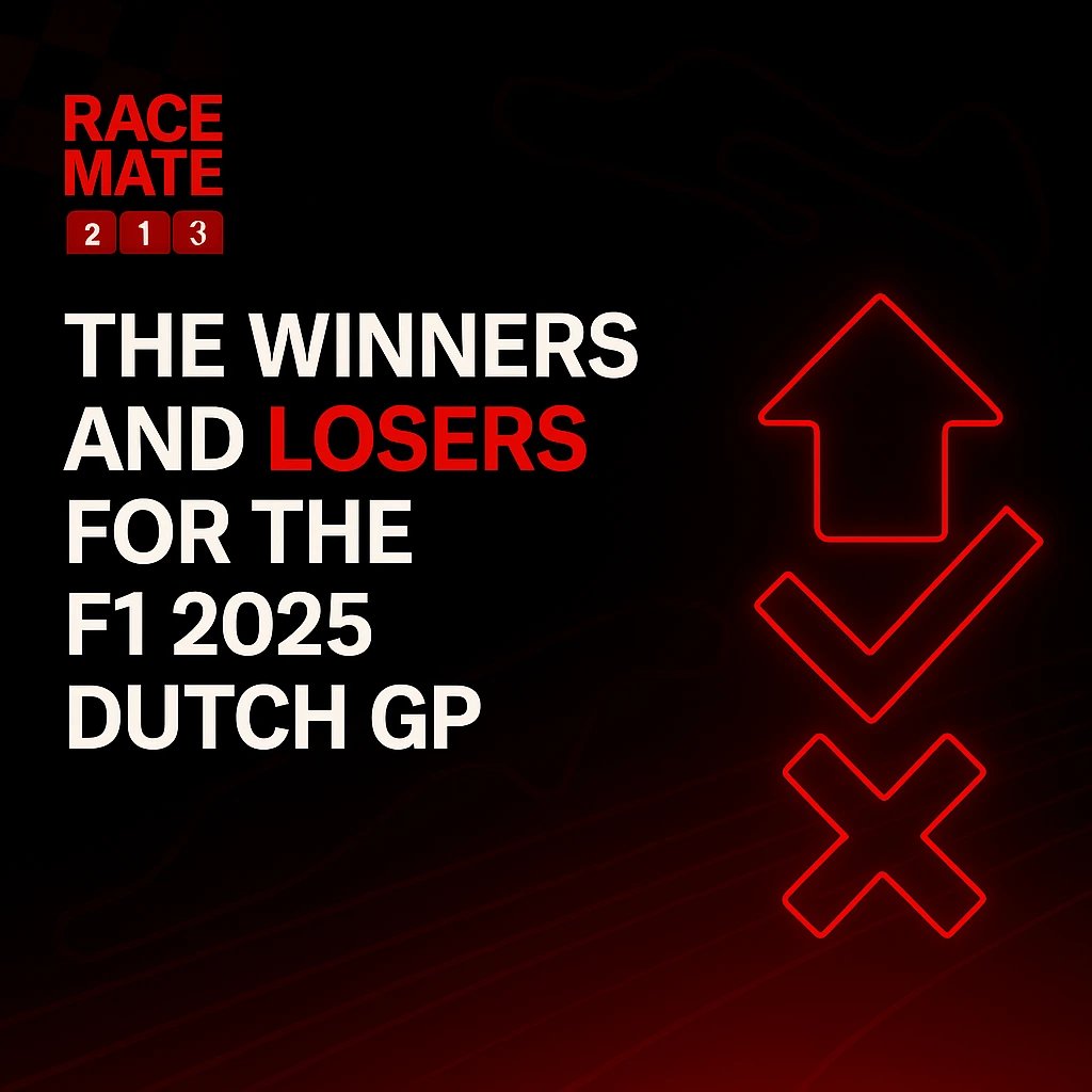 The winners and losers for the F1 2025 Dutch GP